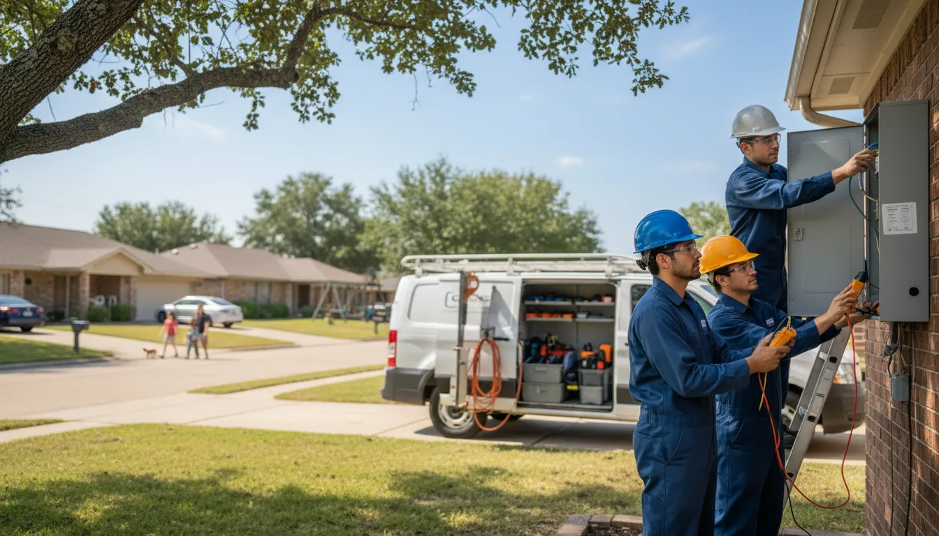 Certified electrician providing emergency electrical services in Halma, MN